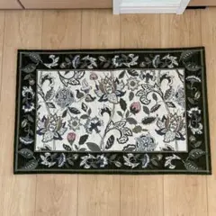 MINTON 花柄 室内用玄関マット 約60x90cm