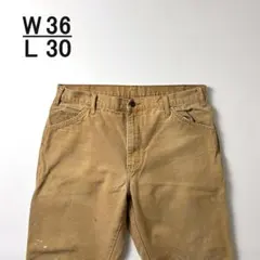 Dickies ディッキーズ ダックパンツ W36 L30 ブラウン ペインター