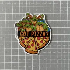 ミュータント・タートルズ GOT PIZZA? ステッカー　シール　1