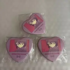 灰原哀 「名探偵コナン ハート型缶バッジ Vol.1」　3個セット