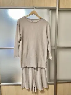 【IDEAL COLLECTION】リブ編みルームウェアセット　ルームウェア