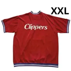 HARDWOOD Clippers ハーフジップ ベロアシャツ XXL 赤のサムネイル