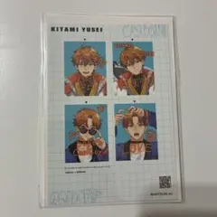 にじさんじ　証明写真風ブロマイド&スリーブセット 3SKM 北見遊征