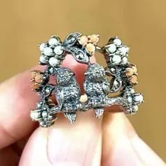 kadomijewelry　カドミ　シルバー　リング　指輪　リス　どんぐり　宝石 kadomijewelry カドミ シルバー リング 指輪 リス どんぐり 宝石