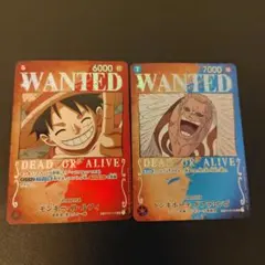 傷ありドンキホーテ・ドフラミンゴ SR ルフィ SP 手配書　まとめ売り