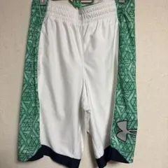 アンダーアーマー バスパン M ポケット付き ホワイト グリーン
