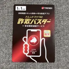 詐欺バスター　1年1台版