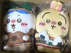 エニマイくじ　C賞うさぎ　B賞ハチワレ