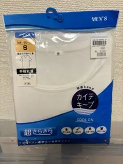 メンズ　クールオン 半袖Tシャツ S ホワイト