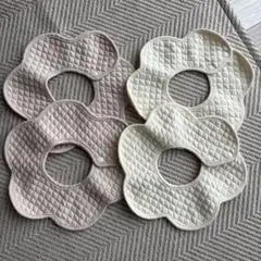 ベビースタイ　360°防水スタイ　4点セット