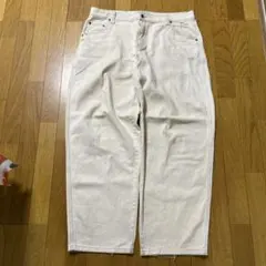 Dime ホワイトストレートジーンズ