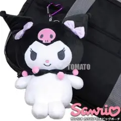 クロミ BIGポーチ ぬいぐるみ キーホルダー カラビナ付き クロミちゃん 新品