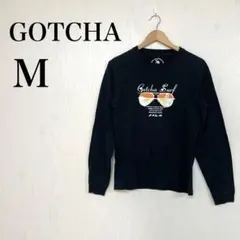 GOTCHA メンズ M ブラック 長袖Tシャツ ストリート サーフのサムネイル