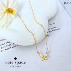 【新品】ケイトスペード ソーシャル バタフライ ミニ ネックレス R065