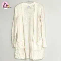✳️ OLD NAVY カーディガン アイボリー XS ニット ポケット