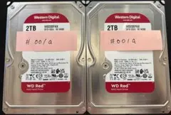 Western Digital WD Red 2TB HDD 2台セットのサムネイル