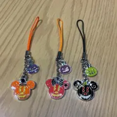 TDR　ディズニー　ミッキー　チャーム　ストラップ　ハロウィン　2009