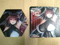 対魔忍RPG コラボ カフェ コースター 6枚セット 心願寺紅 井河さくら