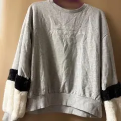 Pink Latte グレー スウェットトレーナー M