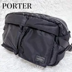 ✨美品✨PORTER ポーター タンカー ボディバッグ ウエストバッグ ブラック