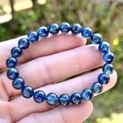最高級　ブルーサファイヤカイヤナイトブレスレット　4-5