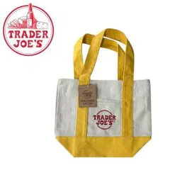 【在庫わずか】Trader Joe’s ミニトート 黄色 キャンバス イエローのサムネイル