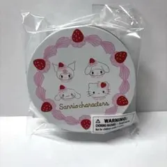 いちごホイップケーキデザインシリーズ　サンリオ　缶ケース＆シールセットマイメロ