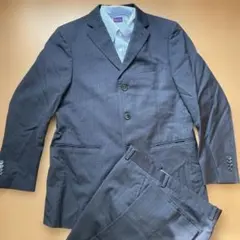 濃紺 ストライプ ビジネススーツ