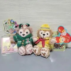 【未使用タグ付き】ダッフィー & シェリーメイ ぬいぐるみセット美品