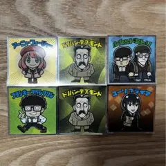 スパイファミリーマンチョコ　アーニャ　ドノバン・デズモンド・ビックリマンシール