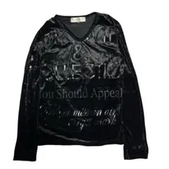 00s velour cutsew Y2K Vkei お兄系 ギャル男 平成初期