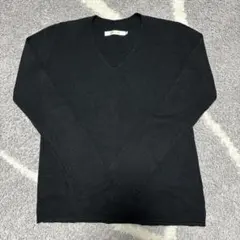 AZUL Vネック長袖ニット　ブラック　Mサイズ