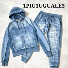 1PIU1UGUALE3 RELAX カモフラ　セットアップ　スウェットのサムネイル