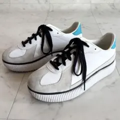 オニツカタイガー Delecity デレシティ ホワイト ブルー 26.5cm