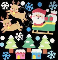 壁面飾り　冬　クリスマス　12月