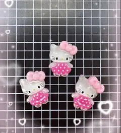 ネイル　デコ　パーツ　ハローキティ　キティちゃん　キャラクター　全身　ぷっくりのサムネイル