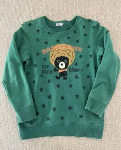 【DOUBLE.B 】★グリーン トレーナー 130cm ダブルビー トレーナー