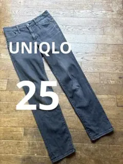UNIQLO ユニクロ ブラック デニムパンツ25(63.5)