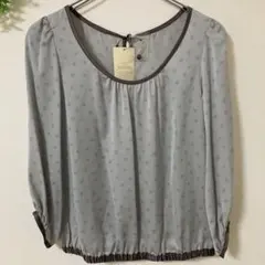 ROPE PICNIC ドット　水玉　ブラウス　トップス　レディース