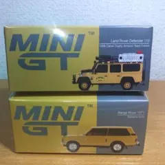 minigt ランドローバーディフェンダー 110TEAM UK レンジローバー