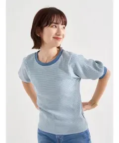 earth music&ecology 半袖ストライプTシャツ