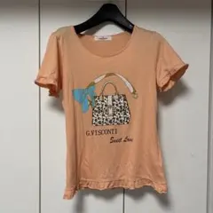 最終価格！ギャラリービスコンティ❤︎カジュアルにフェミニンにも⭐︎ロゴ入りフリル美品のサムネイル