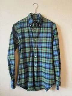 ラルフローレン　チェック柄　長袖シャツ XSサイズ