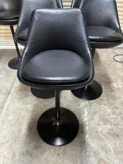 店舗用　カウンターイス　7脚　座面回転式