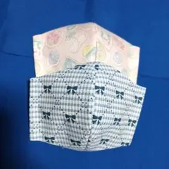 ✤ハンドメイドキッズマスク✤ 　　　　《お試し２枚組》