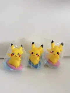 ポケモンキッズ　30周年スペシャル　vol.1編 3個　なみのりピカチュウ