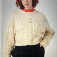 トゥモローランドマカフィー　MACPHEEケーブルショートカーディガン