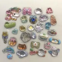 14 ボンボンドロップシール 立体シール　フレークシール　おすそ分け