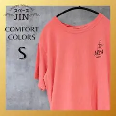 【comfortcolors/コンフォートカラーズ】　tシャツ　ピンク　S　古着