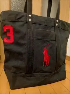 Ralph Lauren ポロラルフローレン トートバッグ ネイビー